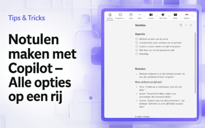 Vergaderverslagen maken met Copilot – Alle opties op een rij